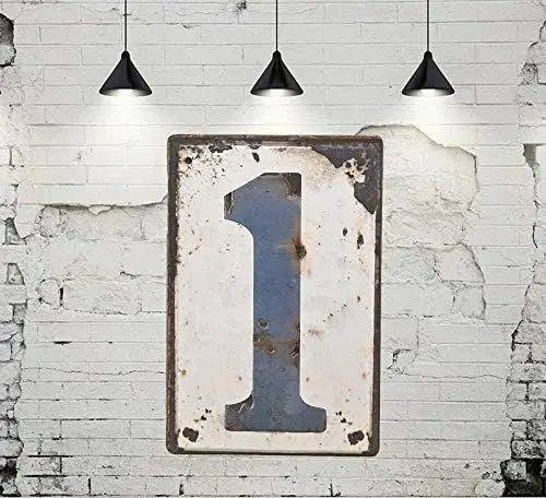 Металлическая вывеска Losea &quot1&quot