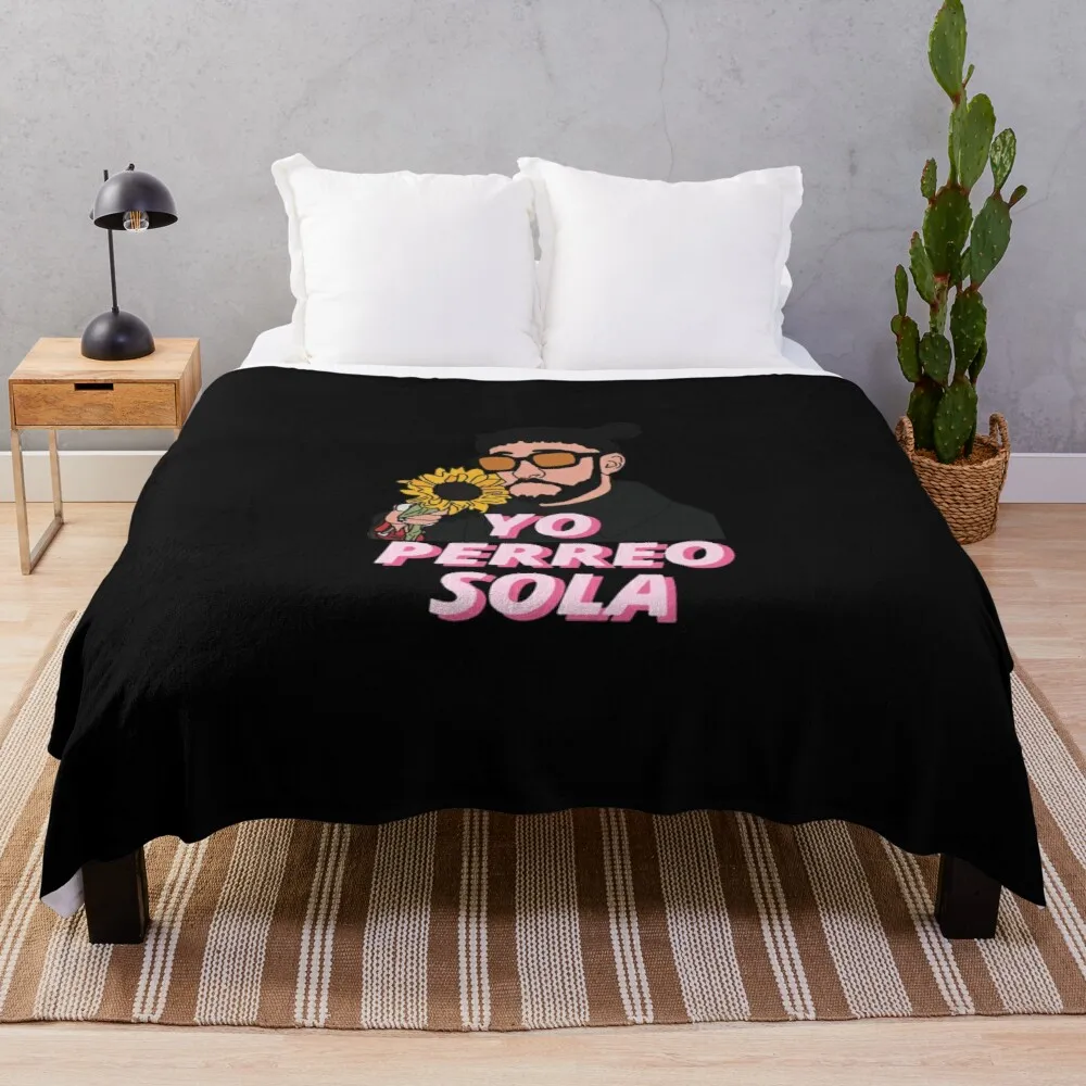 

bad bunny Throw Blanket Plush Blankets Soft