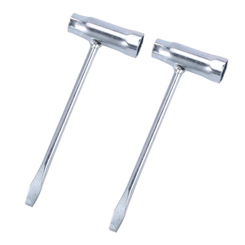 

TOP 2X Bar Nut T Chainsaw Wrench Spanner 1/2 Inch (13Mm) X 3/4 Inch (19Mm)For STIHL Husqvarna