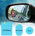 Автомобильный анти водяного тумана Анти-туман покрытие непромокаемые, поглощая формальдегид авто зеркало заднего вида зеркальная защитная пленка наклейки на зеркало для ванной