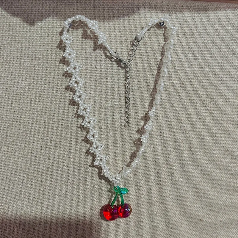 Богемное акриловое ожерелье из бисера для женщин ручная работа нитка чокер