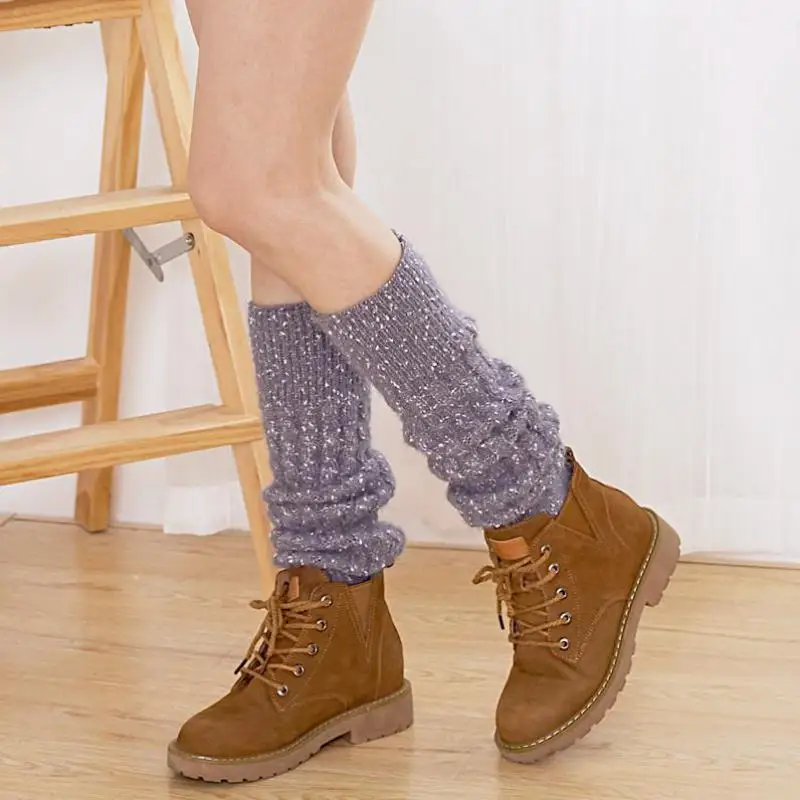 Dot Yarn Twist Short Tube Socks Pile Socks Cashmere Wool Knitted Boots Socks Loose Leg Protection Fall/winter Women