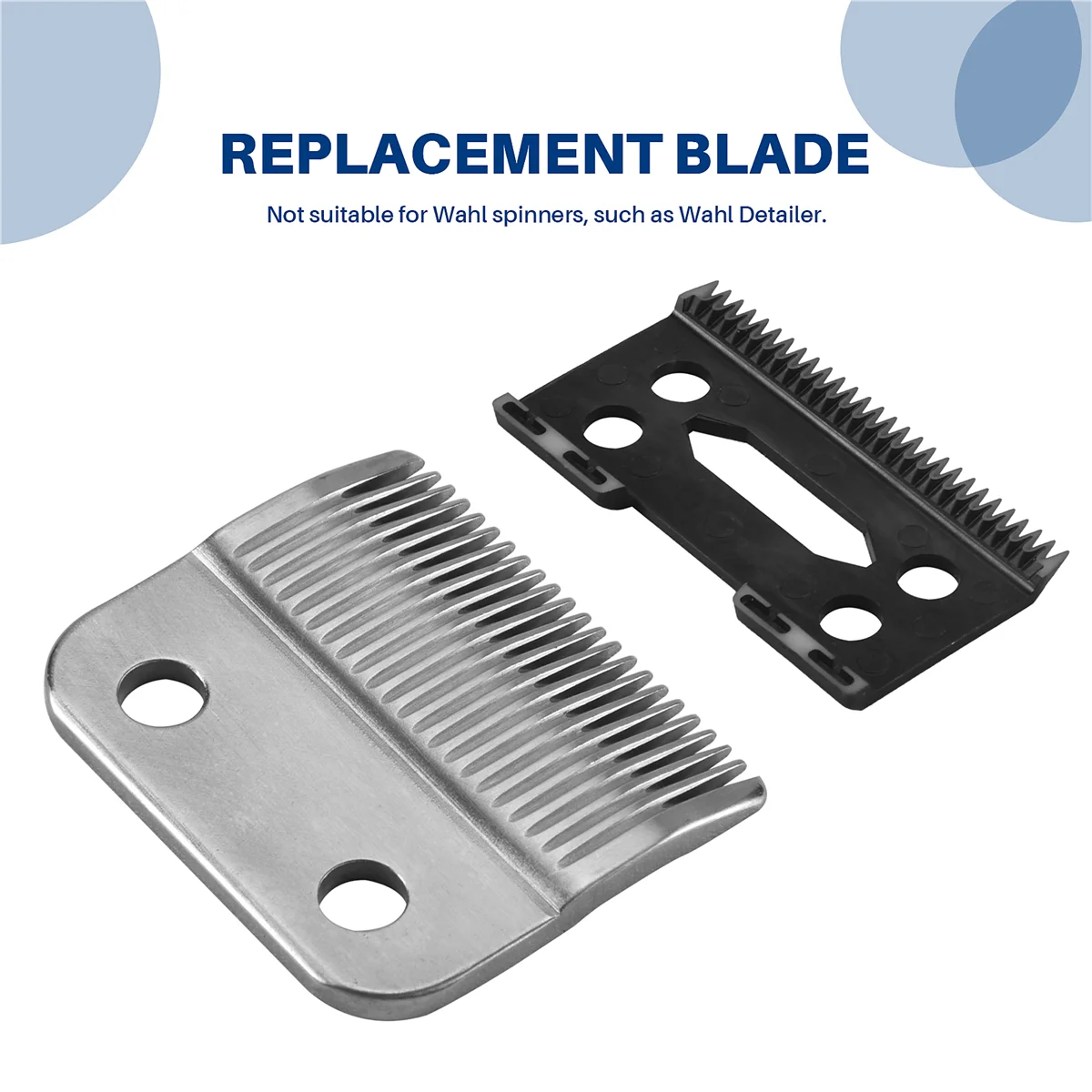 Для шнура Wahl Magic Clip и аккумуляторного сменного лезвия + режущего (стальное лезвие)