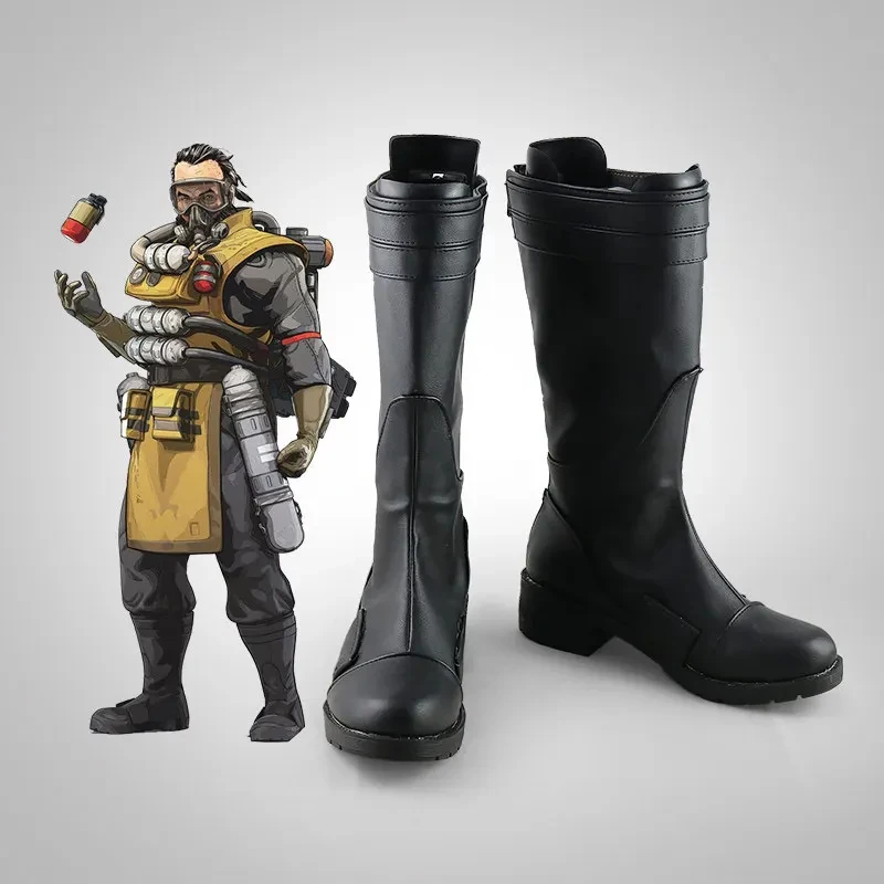 Фото Обувь для косплея по игре/аниме Apex Legends: Ботинки Caustic, аксессуары и реквизит для костюма на Хэллоуин №2