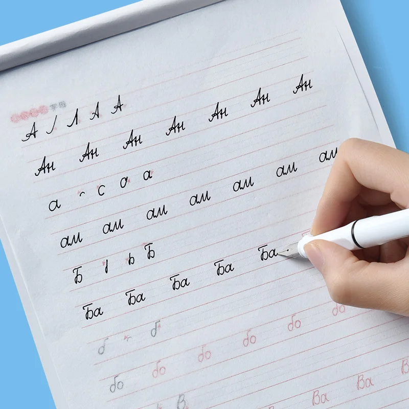 

Learning Russian /Chinese Books Calligraphy Copybook Standard Russian Handwriting Copybook Practice Writing Art Libros