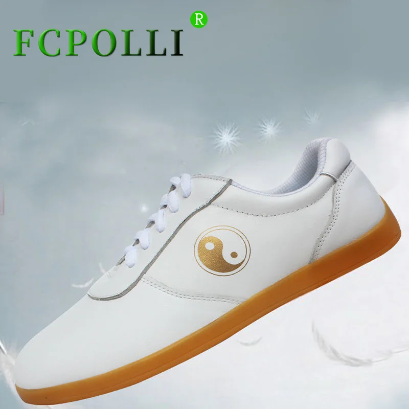

Professional Men Women Martial Arts Wrestling Martial Shoes Black Leather Tai Chi Shoes Comfortable Taekwondo Shoe Kung Fu Shoe