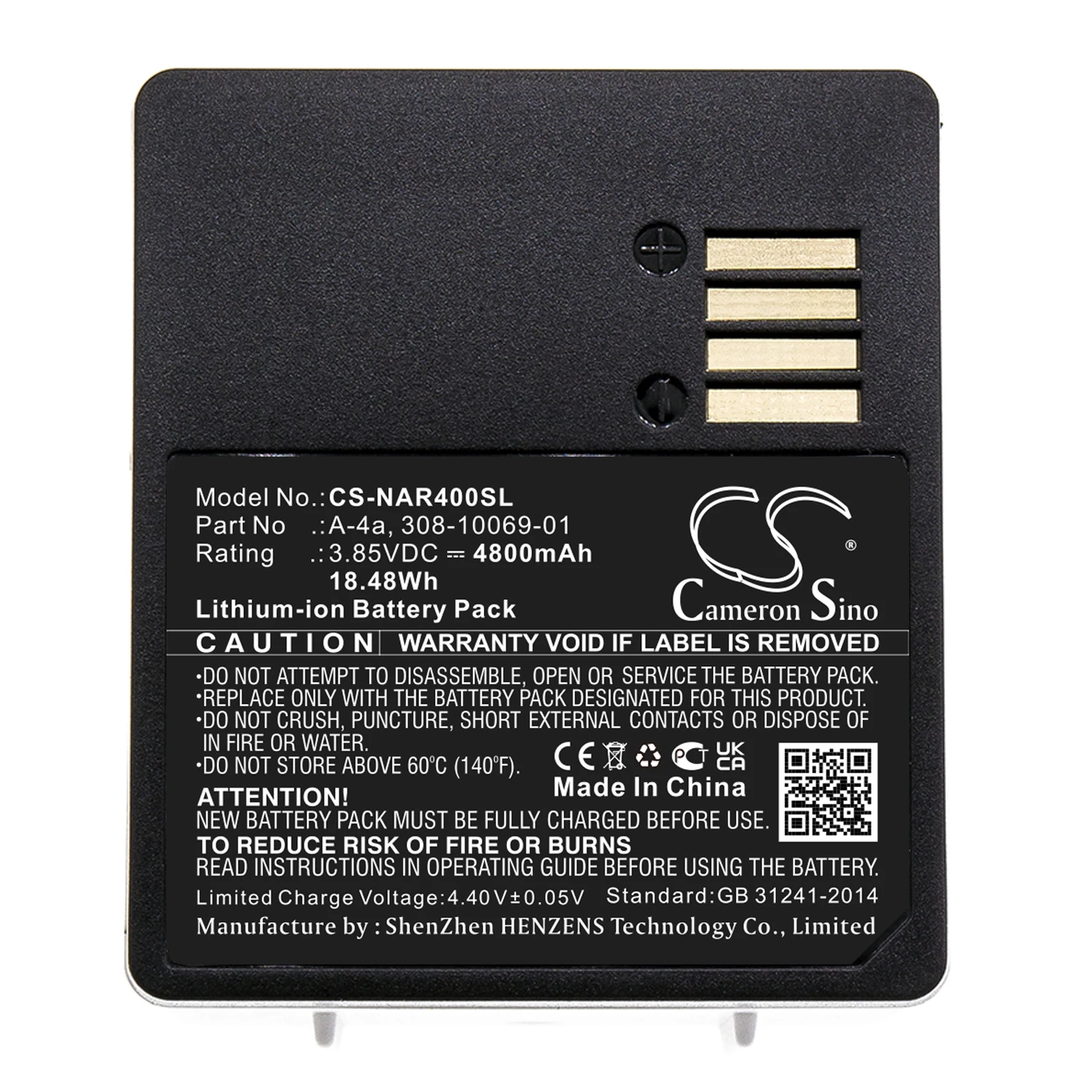 Cameron sino 4800mAh Battery For Arlo 308-10069-01 A-4a Ultra  Ultra 4K UHD  VMS5140  VMA5400-10000S  Ultra +  VMC5040