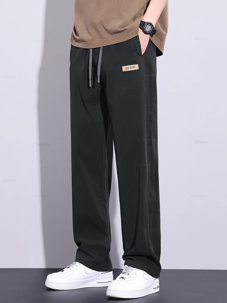 Брендовая одежда летние роскошные мягкие джинсы из лиоцелловой ткани мужские