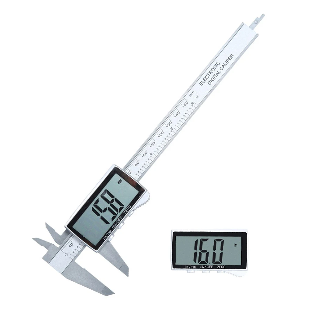 

1/2/3/5 Display Vernier Caliper Precision Measuring Ruler Screen Micrometer Gauge Portable Battery Operated Measurement