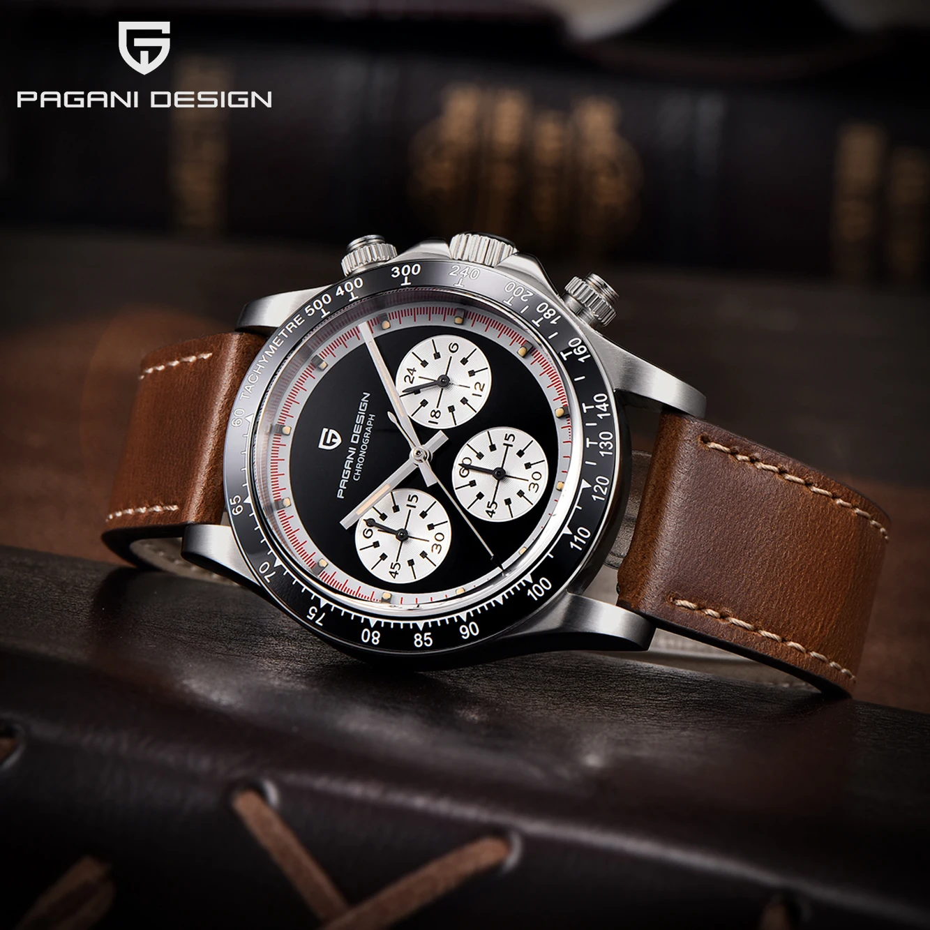 

PAGANI Design 2022 NEW 39mm Men Sports Quartz Watch Sapphire Stainless Steel Clock Waterproof Luxury Chronograph Reloj Hombre V2