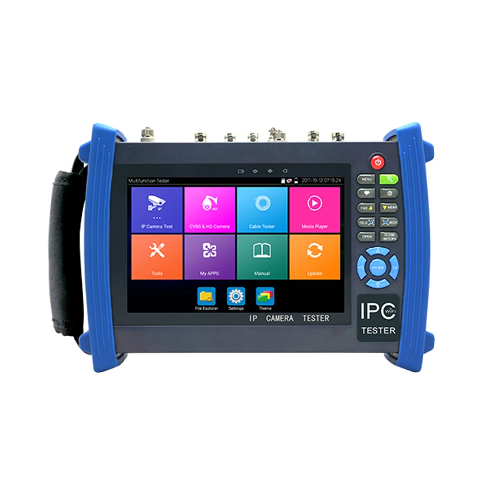 

IPC-8600 MOVTADHS Plus multiple function cctv tester for 4K HD analog and IP camera test with 7 inch touch screen display