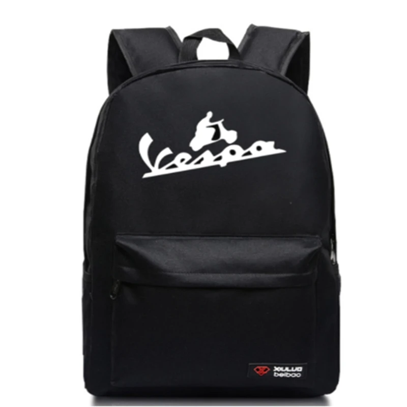 

2022 New men's woman leisure backpack VESPA carn Logo computer notebook multifunctional Backpack