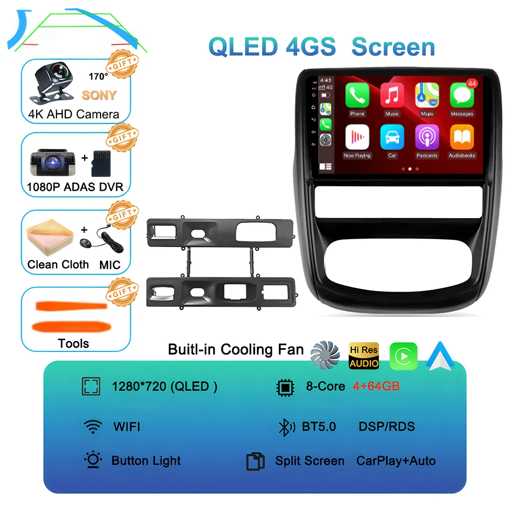 

Автомобильный радиоприемник Android 15 для Renault Duster 1 2010-2015 для Nissan Terrano 2014-2020 навигация GPS мультимедийный плеер стерео BT