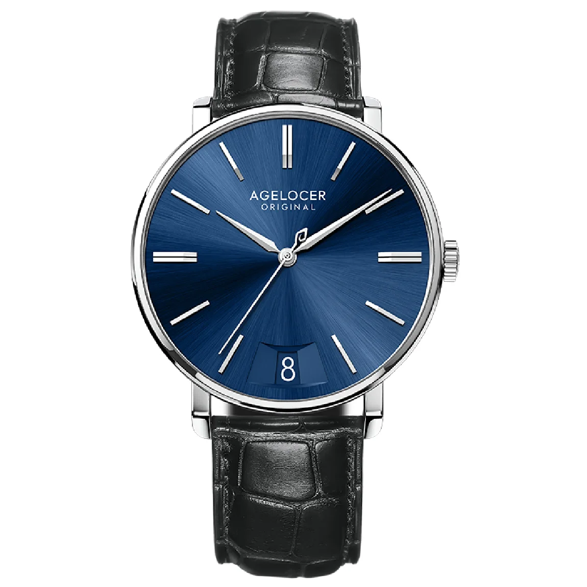 

AGELOCER Mens Watches Sapphire Top Brand Luxury Ultra-thin Wrist Watch Men Watch Men's Watch 316L Steel Clock reloj hombre