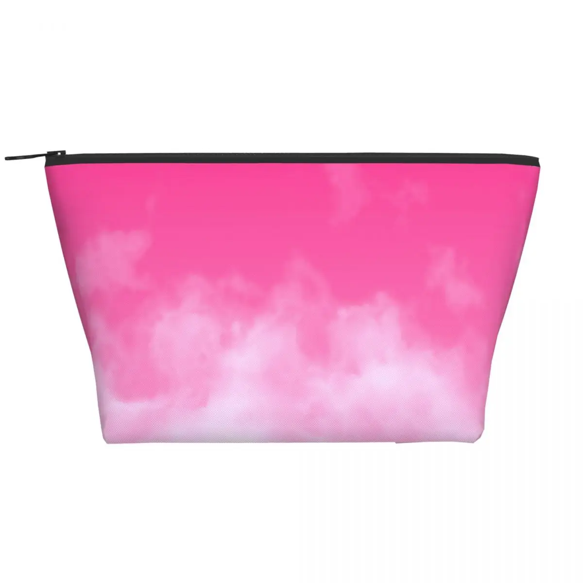 

Soft Cloud Zipped Storage Organizers Pink Sky Print For Necessaries Large Capacity Makeup Pouch For Girls Cosmetic Bags