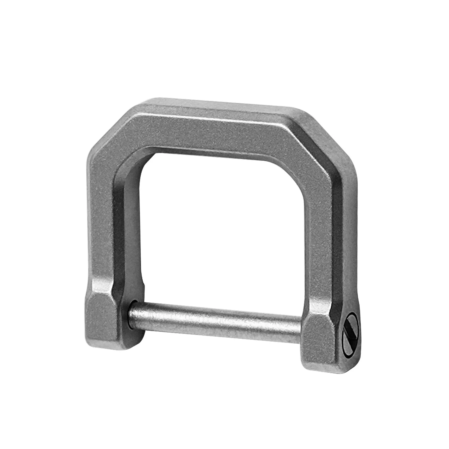 1 шт. автомобильный брелок в форме подковы из титанового сплава