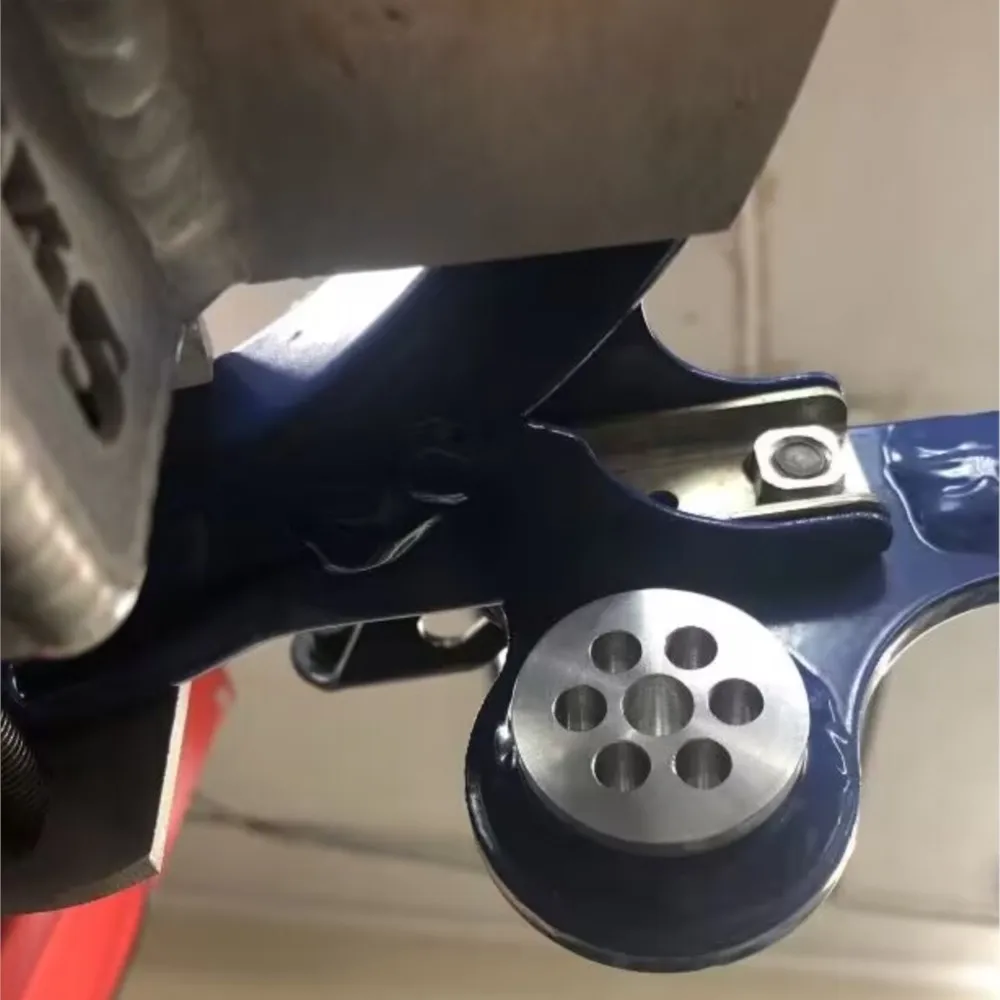 2024 мотоциклы ATV SIX SHOOTER BILLET алюминиевое крепление выхлопной трубы для HONDA TRX450R TRX 450R