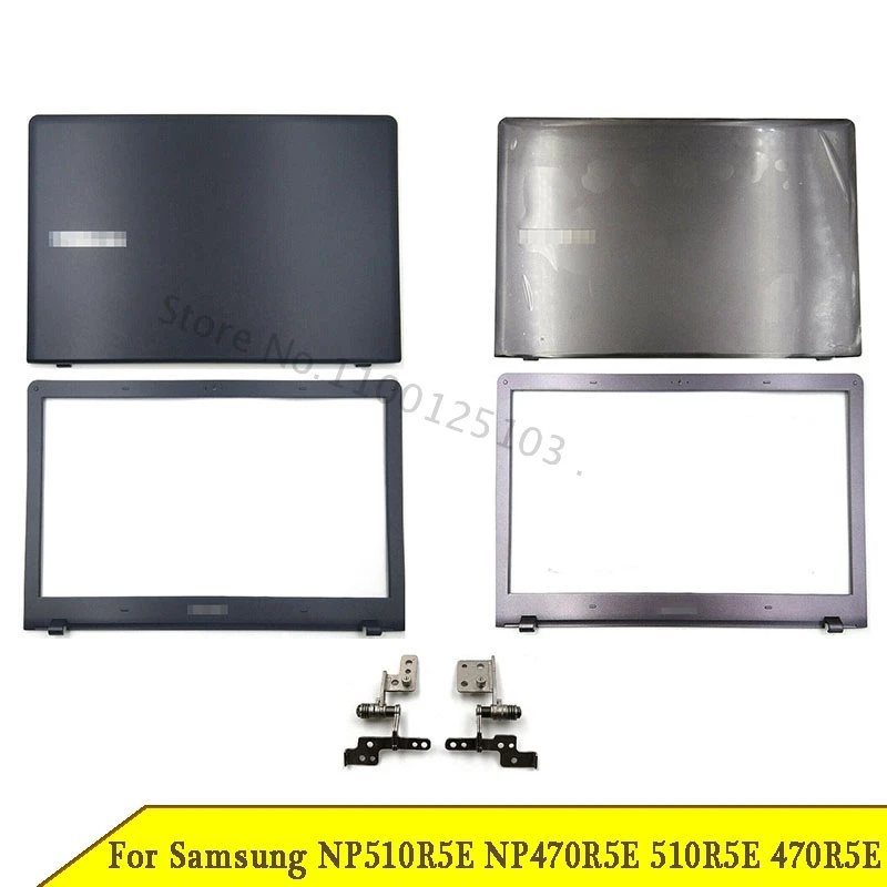Новая задняя крышка ЖК-дисплея для ноутбука Samsung NP510R5E NP470R5E 510R5E 470R5E серия Чехол передняя рамка петли верхняя задняя крышка A B пластиковая