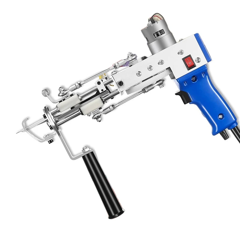 

Carpet Tufting Cutting Loop 2 In1 Carpet Knitting Flocking Kit,5-45 Needle Sec Knitting Machine,Suitable For DIY US Plug