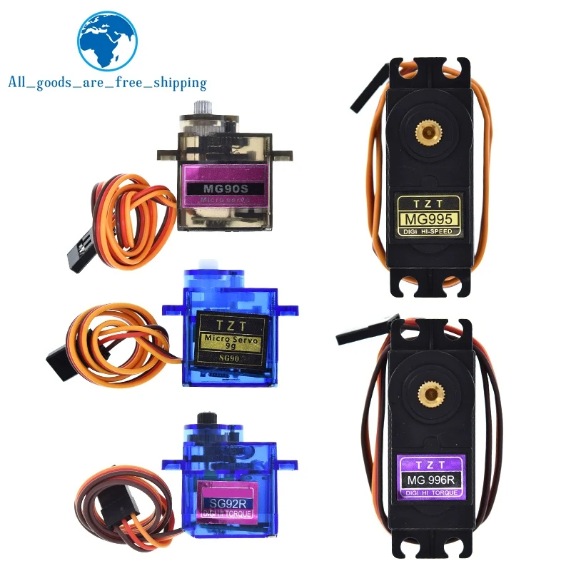 Сервопривод SG90 SG02R MG90S MG995 MG996 металлическая Шестерня для модели вертолета лодки