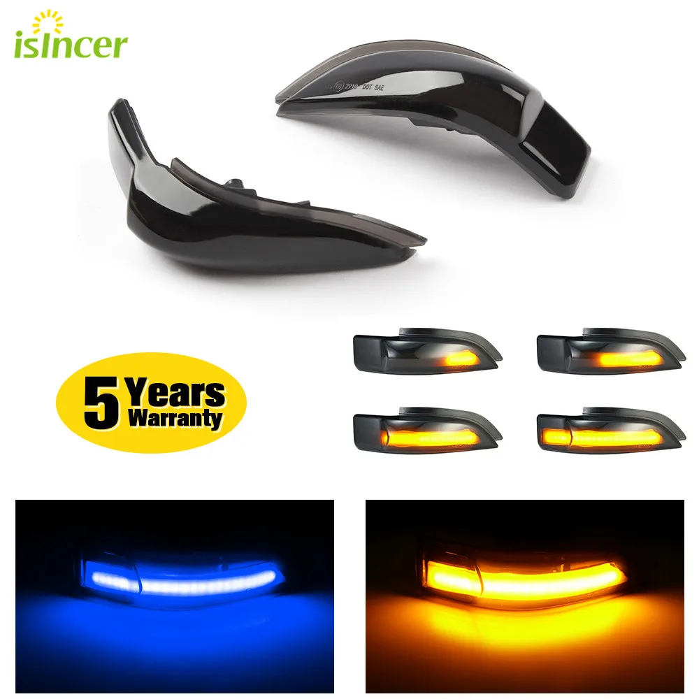 

2Pcs For Toyota Corolla Camry Prius Vios Yaris Venza Avalon Altis LED Dynamic Turn Signal Light Sequential Side Mirror Indicator