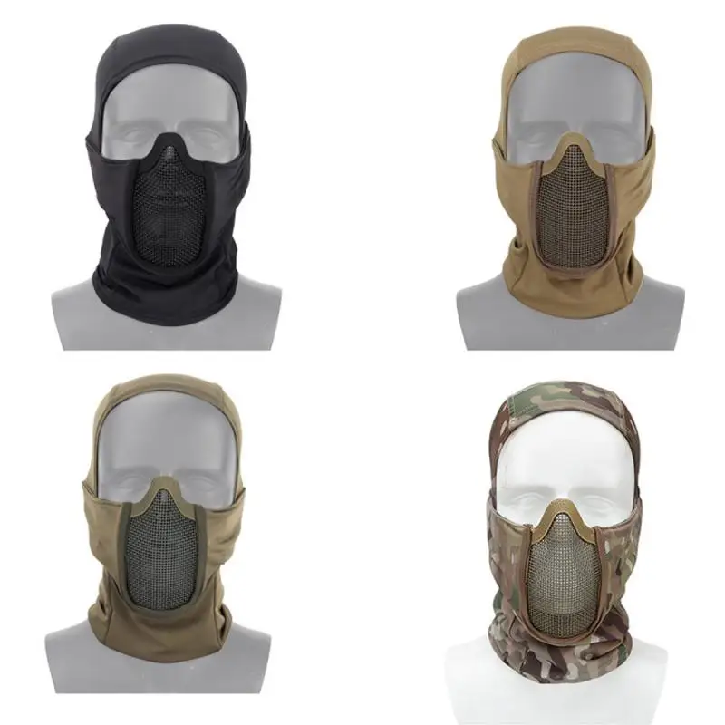 

Тактическая Маска на все лицо, дышащая уличная охотничья маска для военных учений, защитная маска, камуфляжный головной убор, велосипедная армейская бандана Мультикам