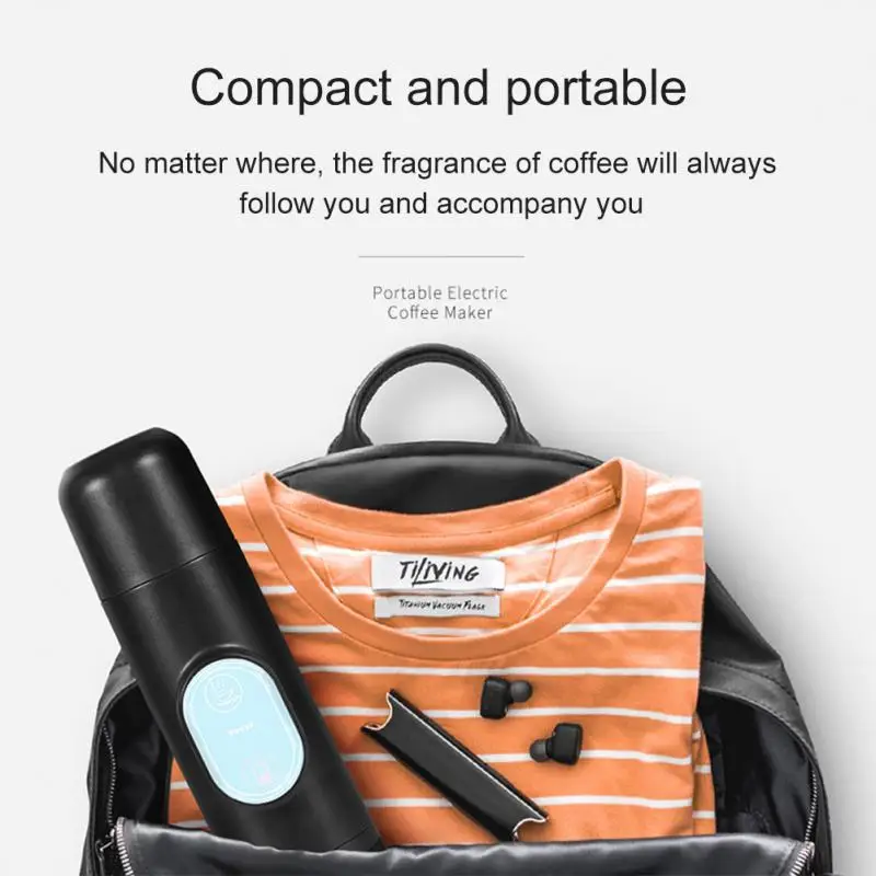 

Экспресс Кофеварка Мини электрическая модель портативная фотоизолированная 5 в кружка для кофе для путешествий кофемашина 70 мл