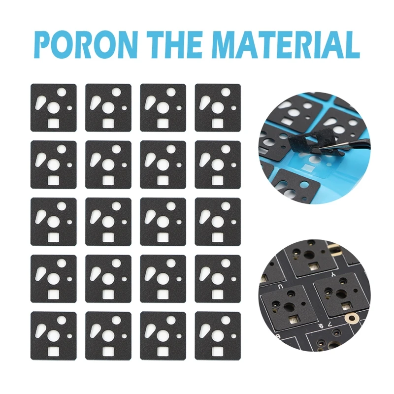 

Mechanical Keyboard Shaft Pads Single Switch Underpad PORON Shaft Film 120PCS