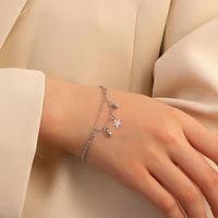metal beads star charm bracelet for women girls statement bracelets simple korea braclet hand chain wristband jewelry gifts new