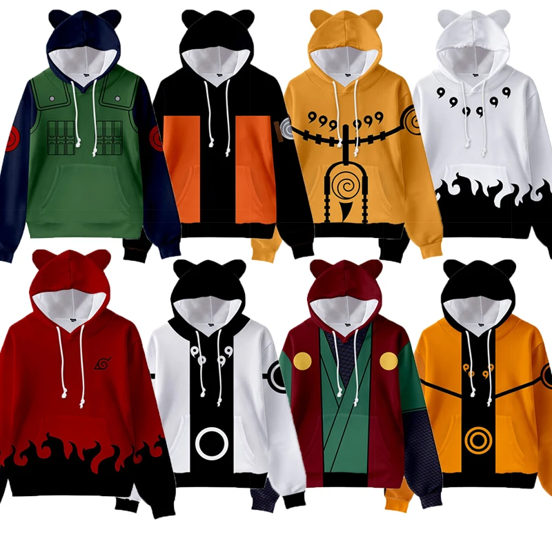Купи Boy/Girls 3D Hoodies Anime Ninja Sweatshirt Anime Kids Clothes Casual Pullover Mens Sweatshirt Children Hoodie Cosplay за 647 рублей в магазине AliExpress