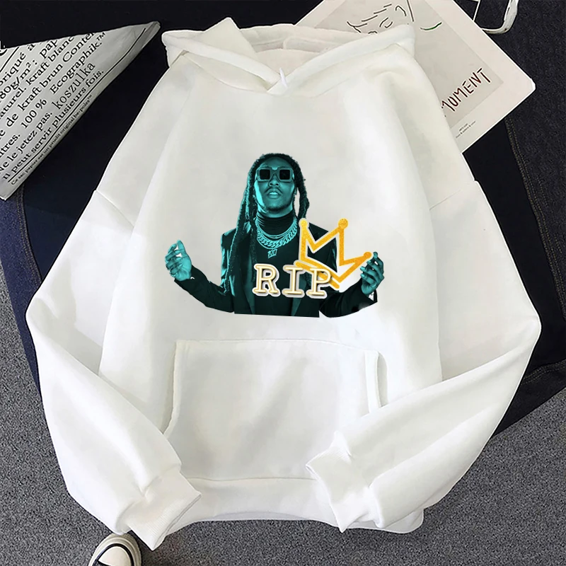 

Men Womne Gothic Trending Retro Hoody Rip Takeoff 1944-2022 Rest In Peace Graphic Hoodies Rock and Roll Rap Band Male Outerwear