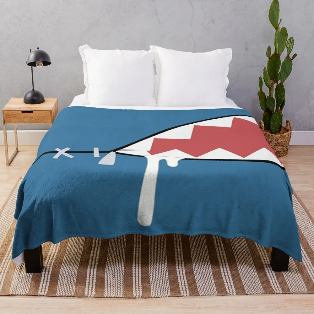 

Gawr Gura Shark Mouth Throw Blanket Decorative sofa blankets designer blankets fleece bkanket