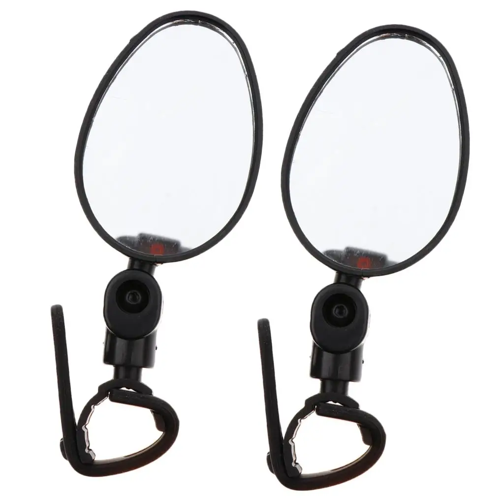 Универсальное мини-вращающееся стеклянное зеркало на руле заднего вида из 2