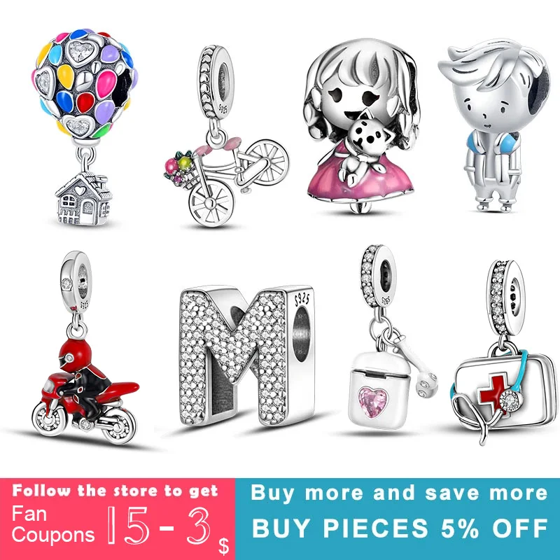 Подвески plata для мальчиков и девочек подвески подходят оригинального браслета