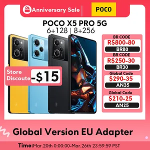 Imported POCO X5 Pro 5G Global Version Smartphone 6GB 128GB/8GB 256GB Snapdragon 778G 120Hz Flow AMOLED DotDi