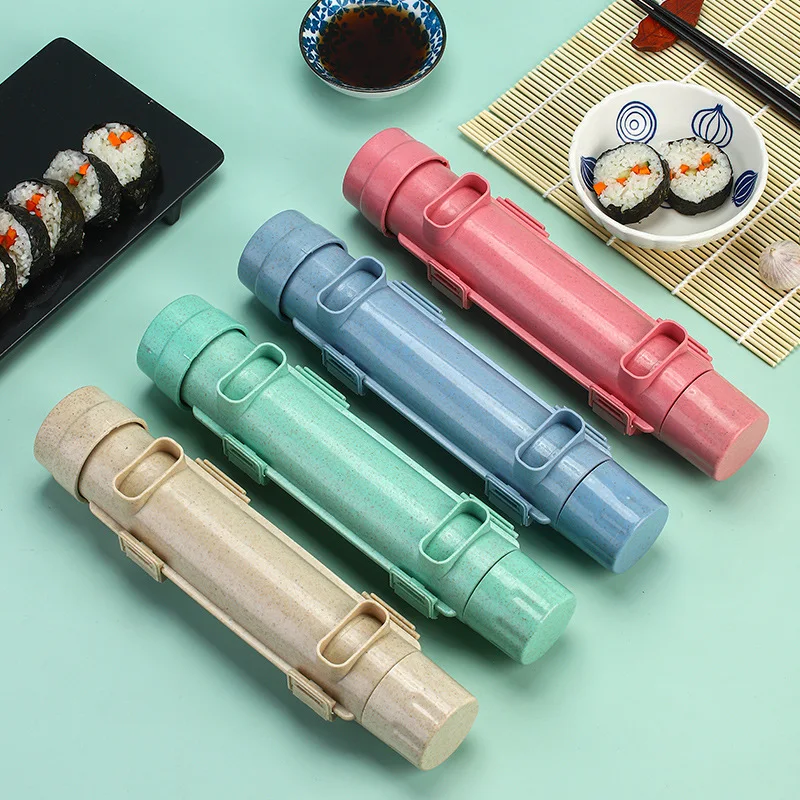 

Quick Sushi Maker DIY Roller Rice Mold Meat Vegetable Rolling Mold Sushi Device Making Machine Bento Kitchen Accessories Gadgets