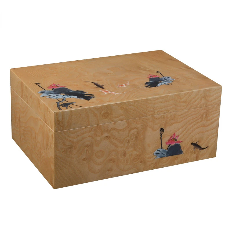 

Cigar box display box cigarette storage wooden box