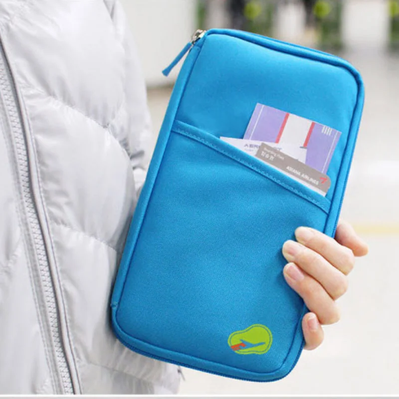 

Multifunction Card Package Handbag for Travel Passport Ticket Organizer for Men and Women ID Holder Storage Bag