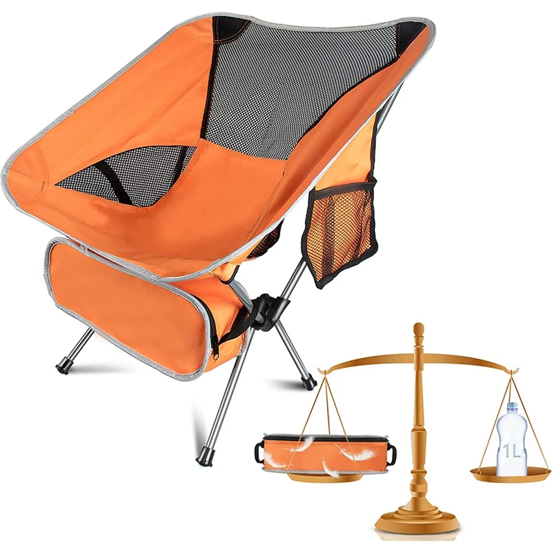 

Portable Folding Camping Chairs, Lightweight Outdoor Chair, Upgraded Chair For Picnic,Hiking,Fishing,Travel,Beach