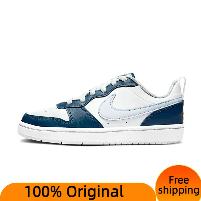 Nike Court Borough Low 2 Белый Валерийский Синий GS
