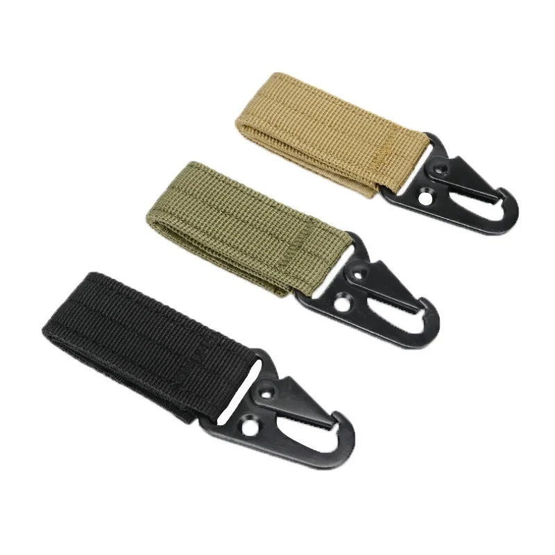 

Outdoor Tactical Multi-function Hook Carabiner Hunting Webbing Buckle Portable Belt Keychain