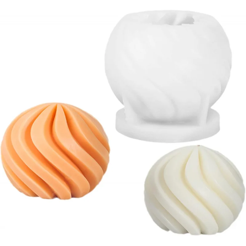 Геометрические формы для свечей в форме спирального шара форма с абстрактной