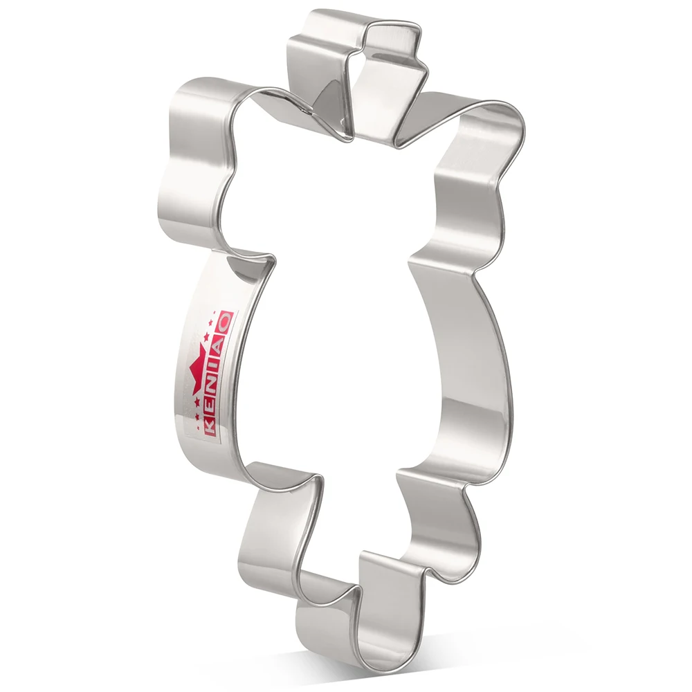 

KENIAO Рождественская омела печенье-11,7 см-зимняя бисквит Фондант сэндвич-форма для хлеба-нержавеющая сталь-от Janka