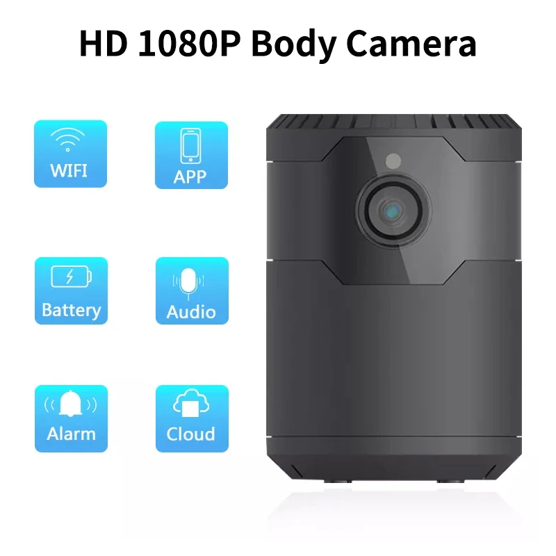 

Детская мини-камера 1080P HD с Wi-Fi и встроенным аккумулятором