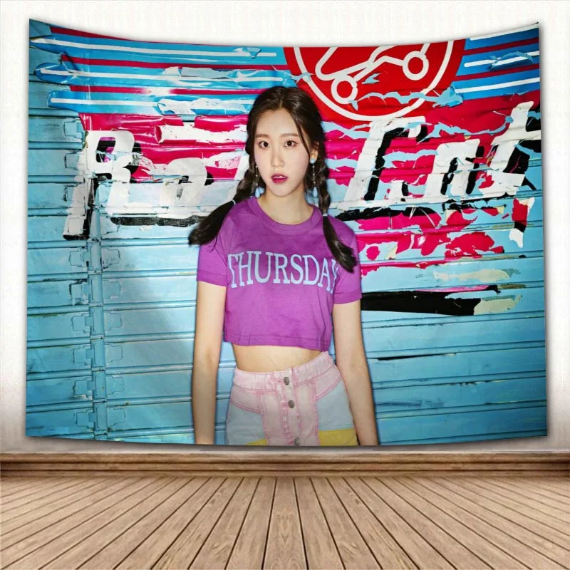 Настенный Гобелен KPOP Momoland настенный тканевый гобелен художественное украшение