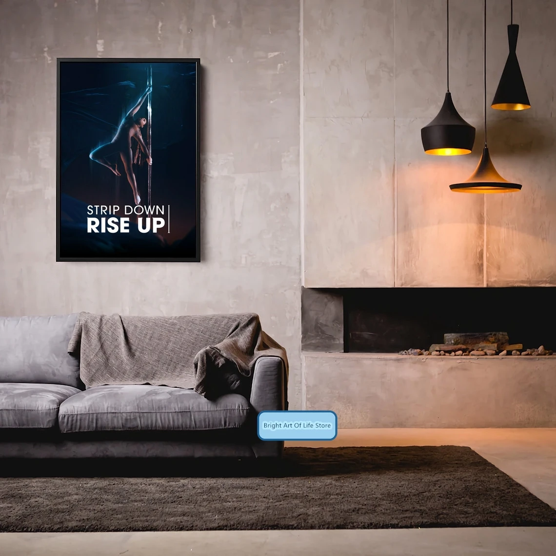 Полоска вниз подъем вверх (2021) фильм плакат Обложка фото печать холст настенное