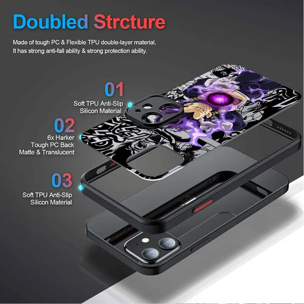 Чехол D-ragons с аниме шариками для Apple iPhone 16 11 13 15 Pro Max 12 14 Plus 7 XR XS Mini матовый чехол