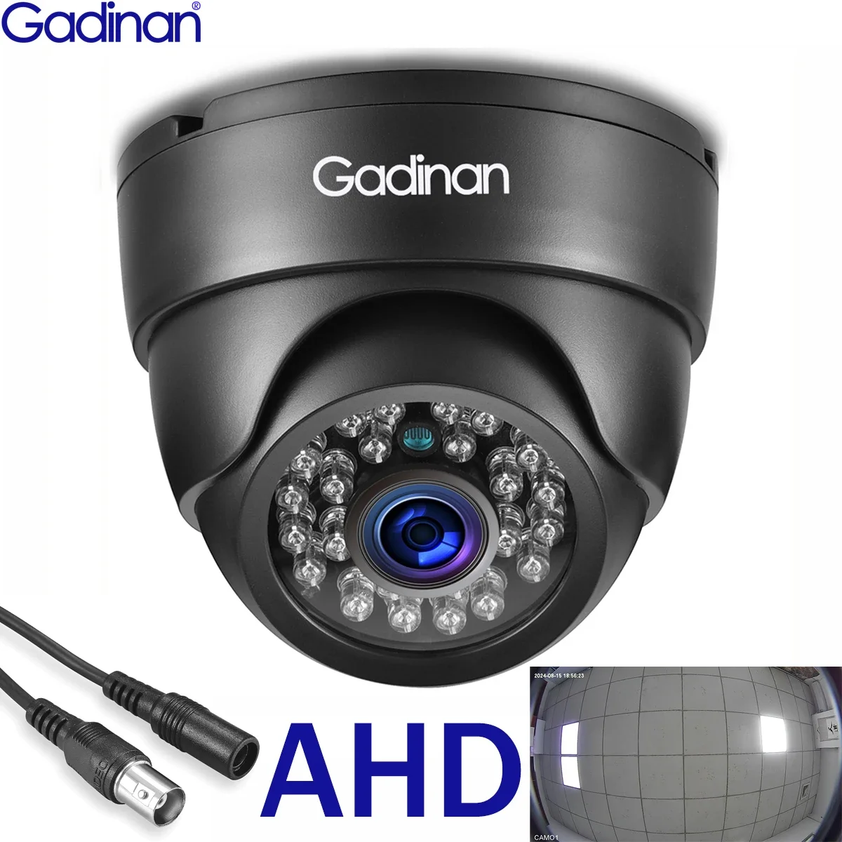 

Gadinan HD 5MP Купольная камера видеонаблюдения