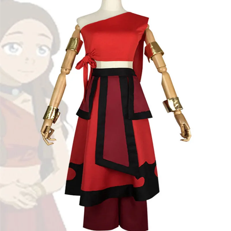 Аниме Новинка Av-atar Последний Воздушный Бандер Катара Косплей Костюм для