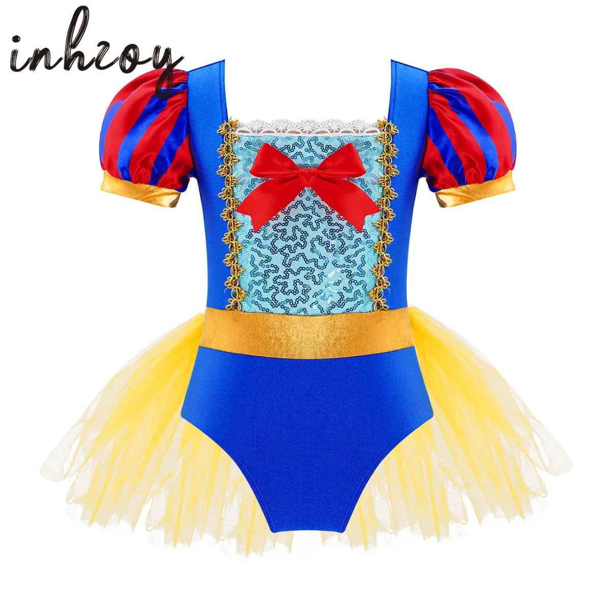 

Kids Girls Sequins Ballet Tutu Dress Princess Cosplay Carnival Performance Fancy Dress Outfit Cartoon Leotard Jumpsuit Costumes